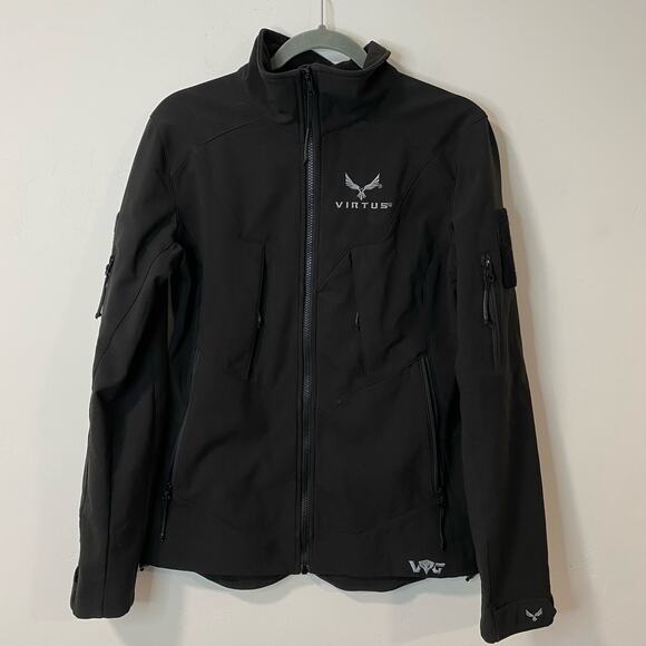 Virtus Women's Jacket Astraes Hardshell Tactical Military Moto Black Medium - Picture 1 of 8